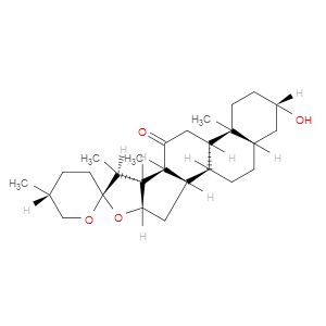 CAS：467-55-0|海柯皂苷元;海柯吉宁;番麻皂素