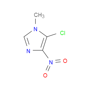 CAS: 4897-25-0|5-氯-1-甲基-4-硝基咪唑